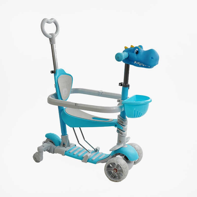 Самокат Best Scooter 5в1 P-92401/1 захисний бампер/PU колеса зі світлом/в коробці (25013587) - фото 1 Самокат Best Scooter 5в1 P-92401/1 захисний бампер/PU колеса зі світлом/в коробці (25013587) - фото 1