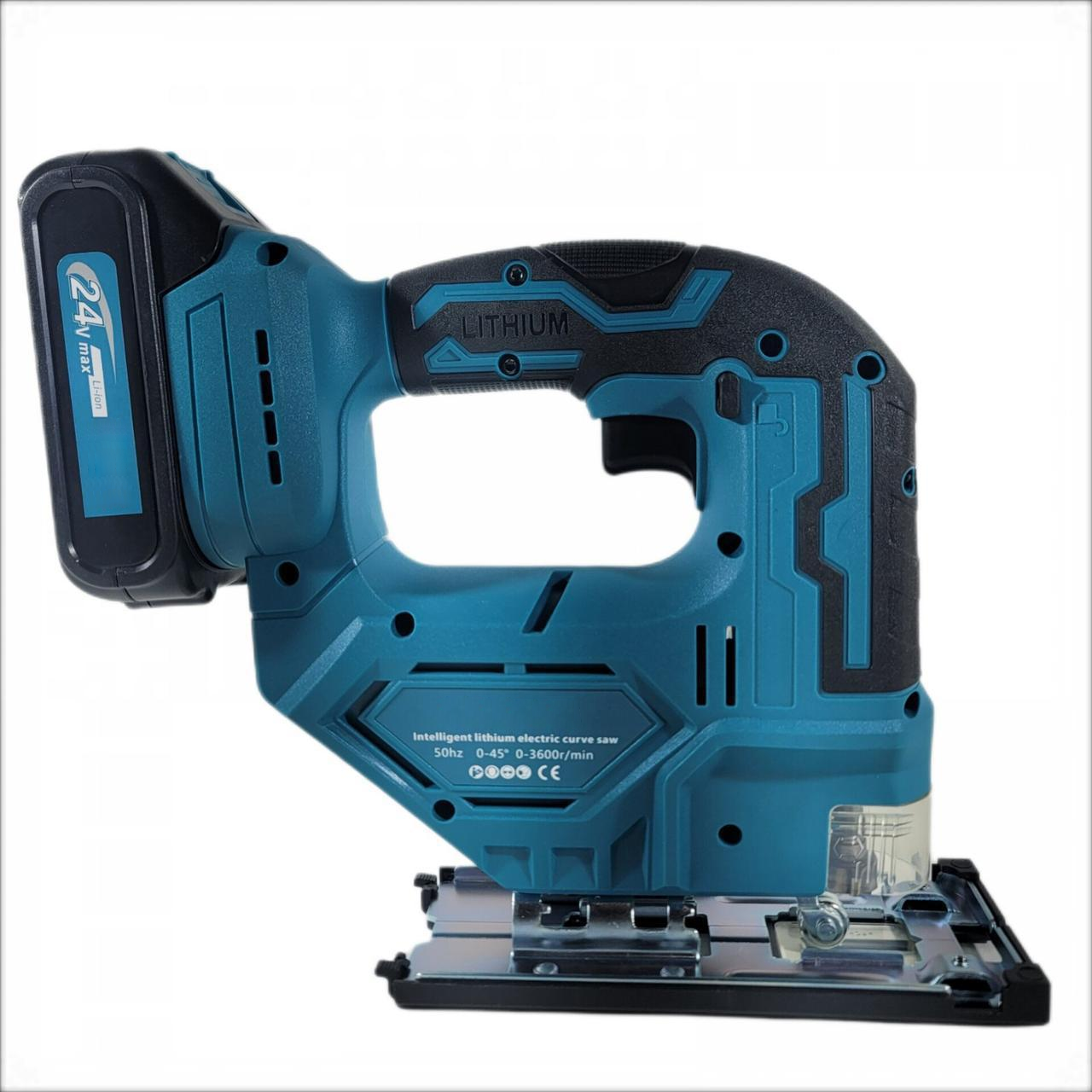 Электролобзик аккумуляторный беспроводной 2 акб 24V/2. 0 Ah (9503) - фото 5