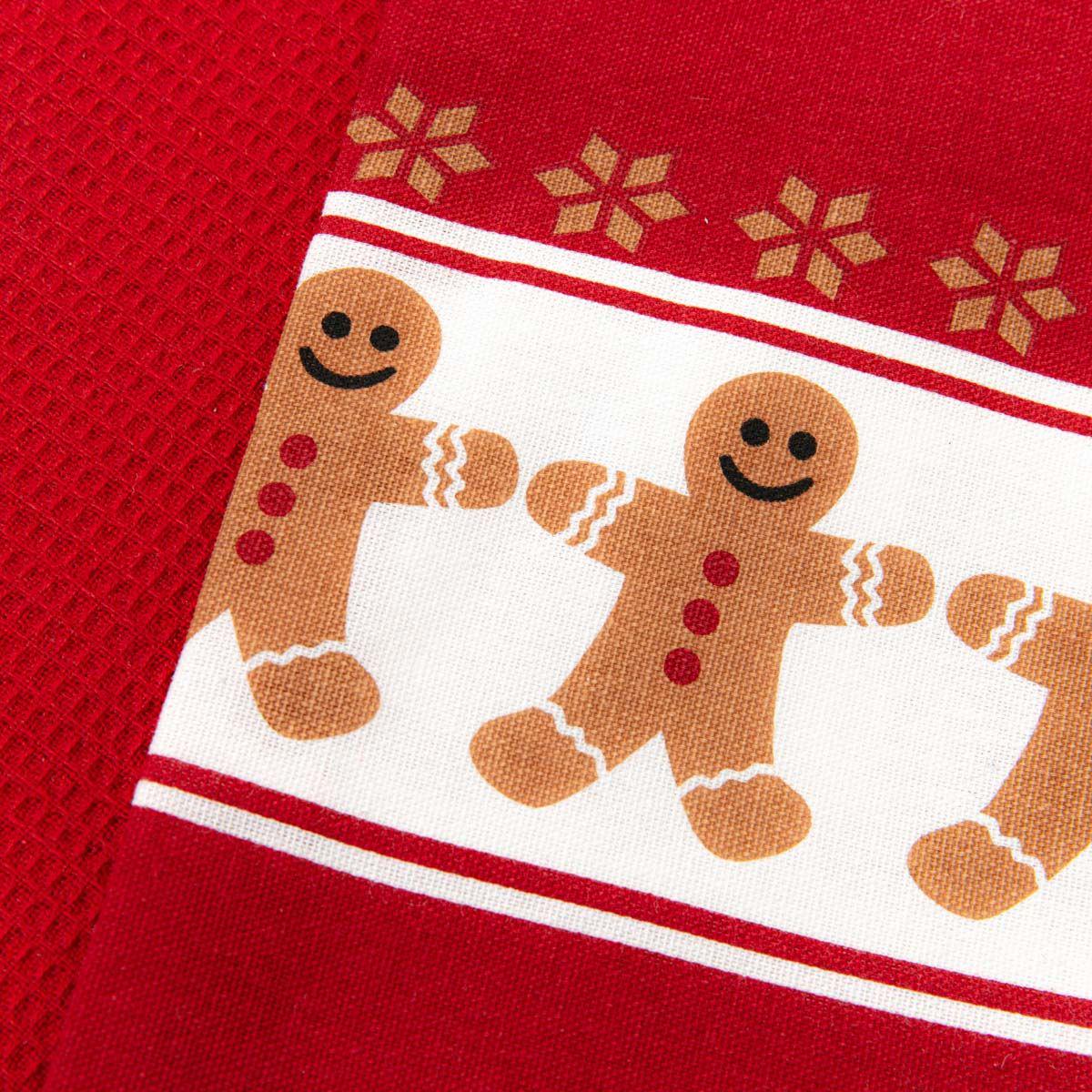 Набор полотенец кухонных Homla BISCOTTO 45x65 см 2 шт. Красный (160061) - фото 3 Набор полотенец кухонных Homla BISCOTTO 45x65 см 2 шт. Красный (160061) - фото 3