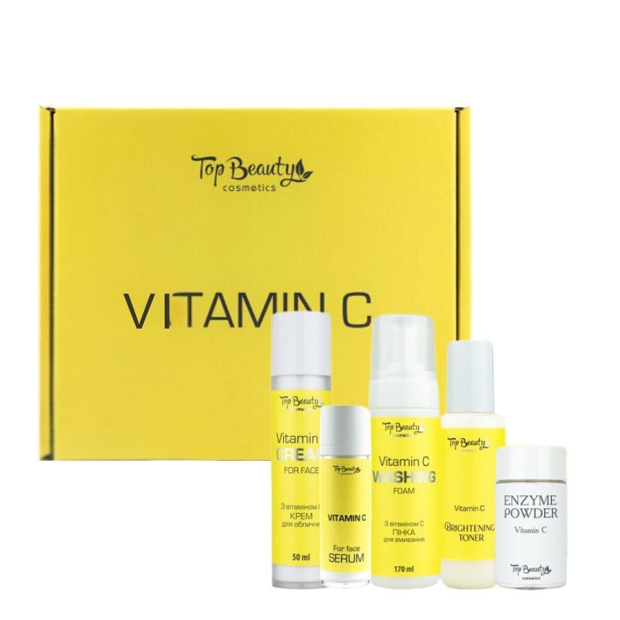 Подарунковий набір косметики для обличчя Top Beauty Vitamin C 5в1 (13356541)