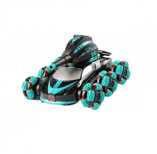 Радіокерована іграшка Танк-трюковий автомобіль шестиколісний поворотний важіль 2,4G (3b7c227b)