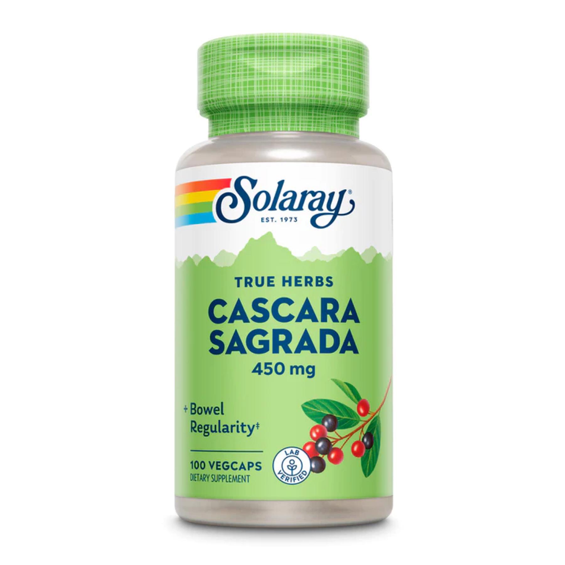 Натуральная добавка Cascara Sagrada Bark 450 mg 100 vcaps (2023-10-2125)