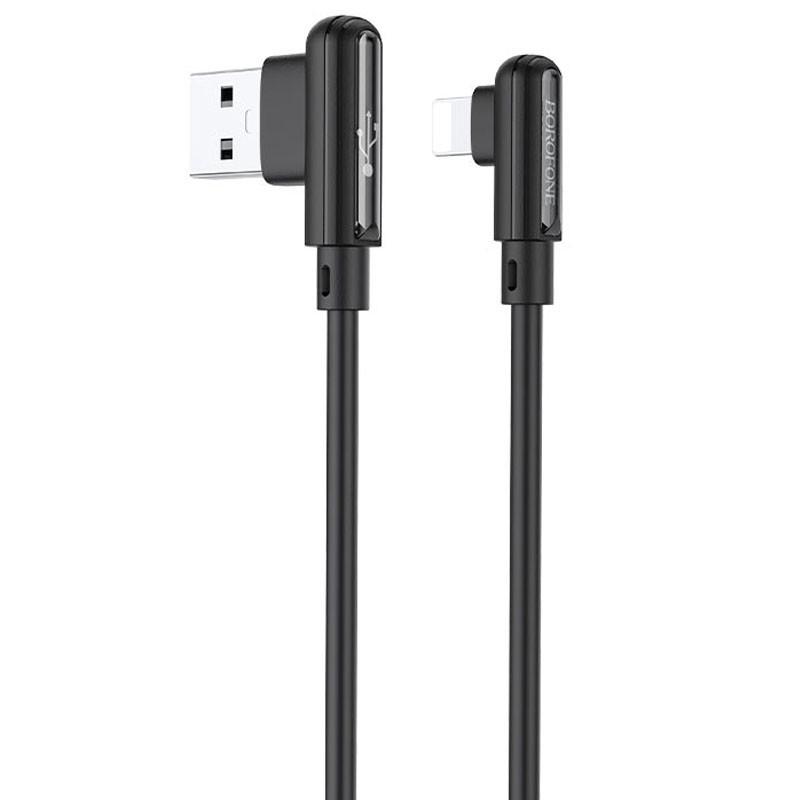 Дата кабель Borofone BX58 Lucky USB to Lightning 1 м Black