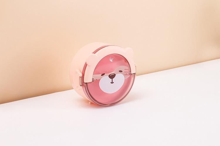 Ланч бокс одноярусний харчовий 11064 800 мл Рожевий (4570713)