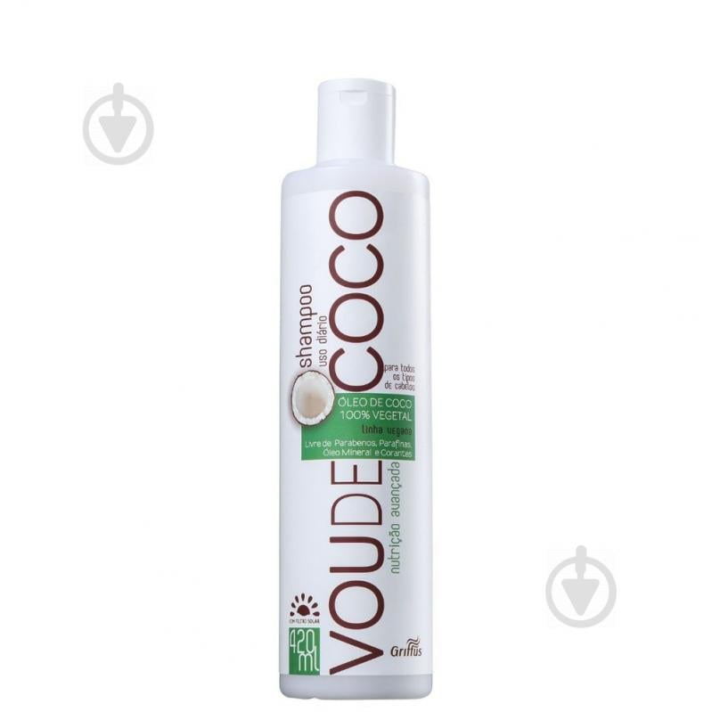 Шампунь для восстановления волос Griffus Shampoo Vou de Coco 420ml (GRCOSH)