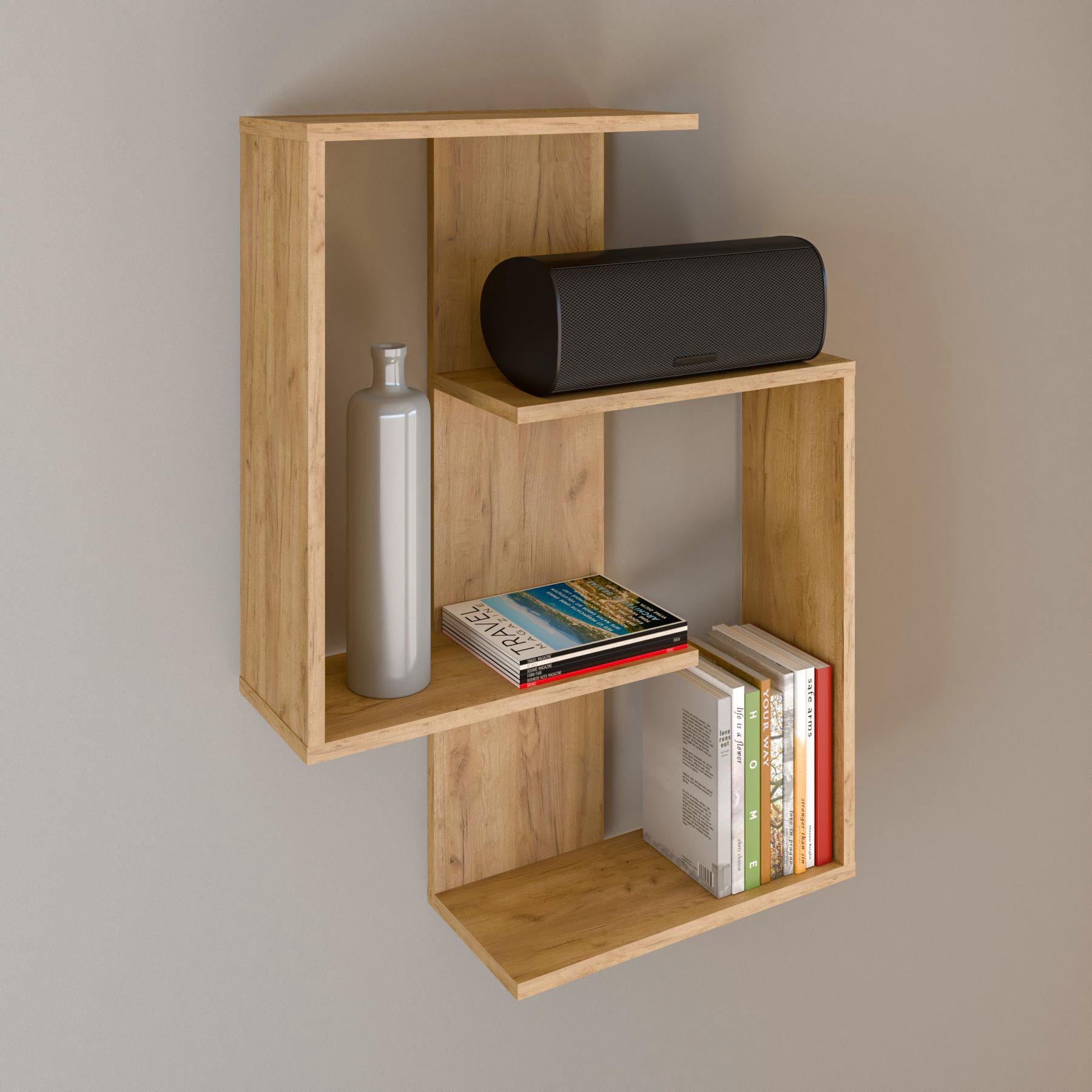 Полиця настінна Assen 650x850x196 мм Дуб крафт (mh25-assen-kraft)