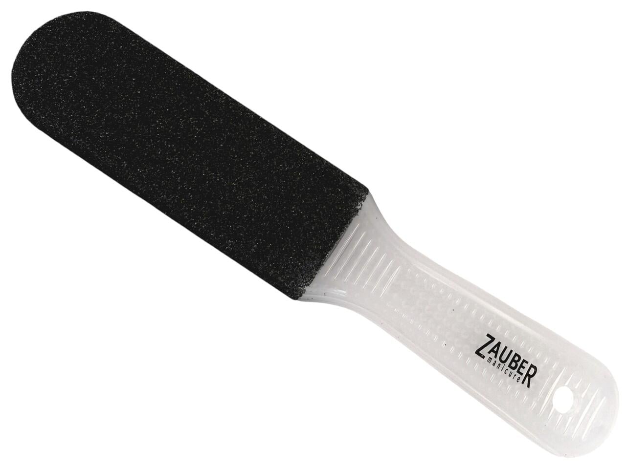 Терка для п'ят абразивна Zauber-manicure 04-014 з мінеральним напиленням Білий (27678617)
