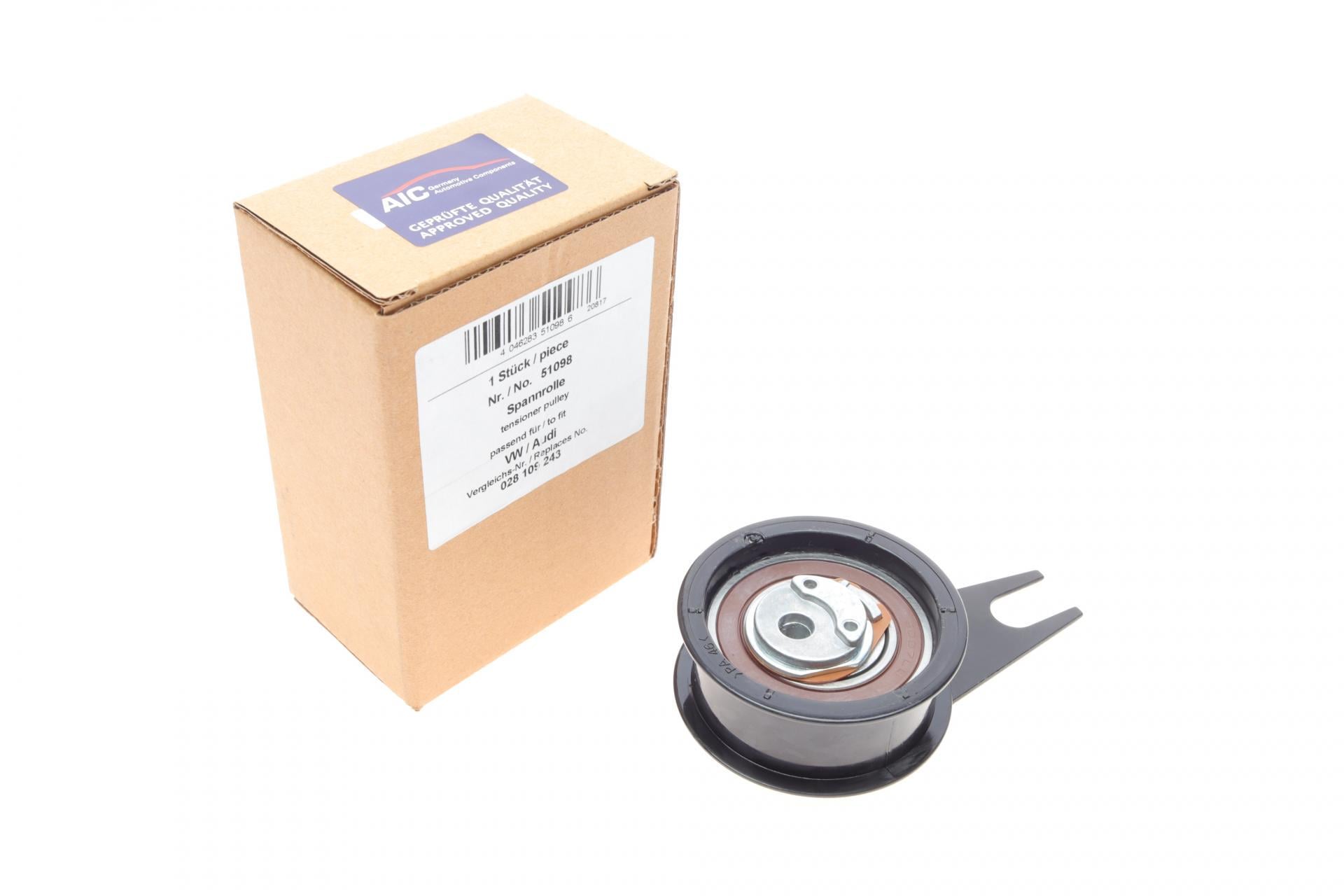 Ролик ГРМ Aic Audi 80/Seat Toledo/VW Golf III/Passat 1.9TDI 91-99 натяжной 66,8х30,1 мм (51098 AIC)