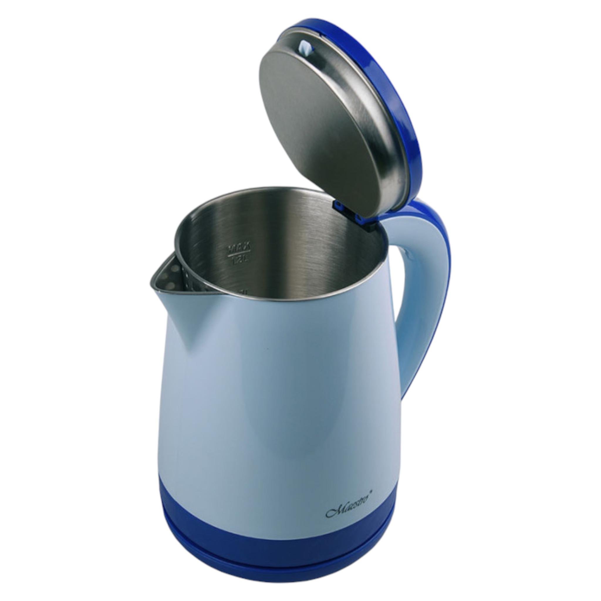 Електрочайник Maestro MR-037 1,2 л 1630 Вт Blue (EL_MR037Blue) - фото 3 Електрочайник Maestro MR-037 1,2 л 1630 Вт Blue (EL_MR037Blue) - фото 3