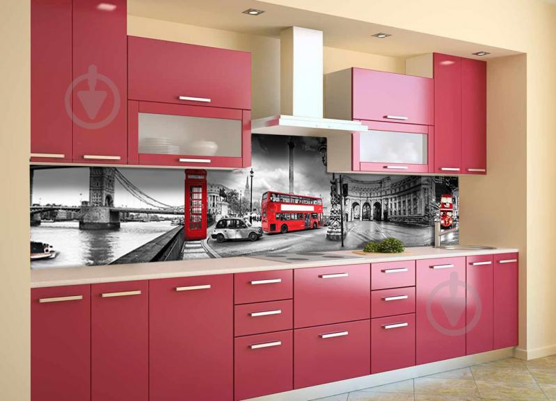 Скинали на кухню Zatarga «Тауэрский мост» 600х3000 мм виниловая 3Д наклейка кухонный фартук самоклеящаяся Z180431/2 Скинали на кухню Zatarga «Тауэрский мост» 600х3000 мм виниловая 3Д наклейка кухонный фартук самоклеящаяся Z180431/2