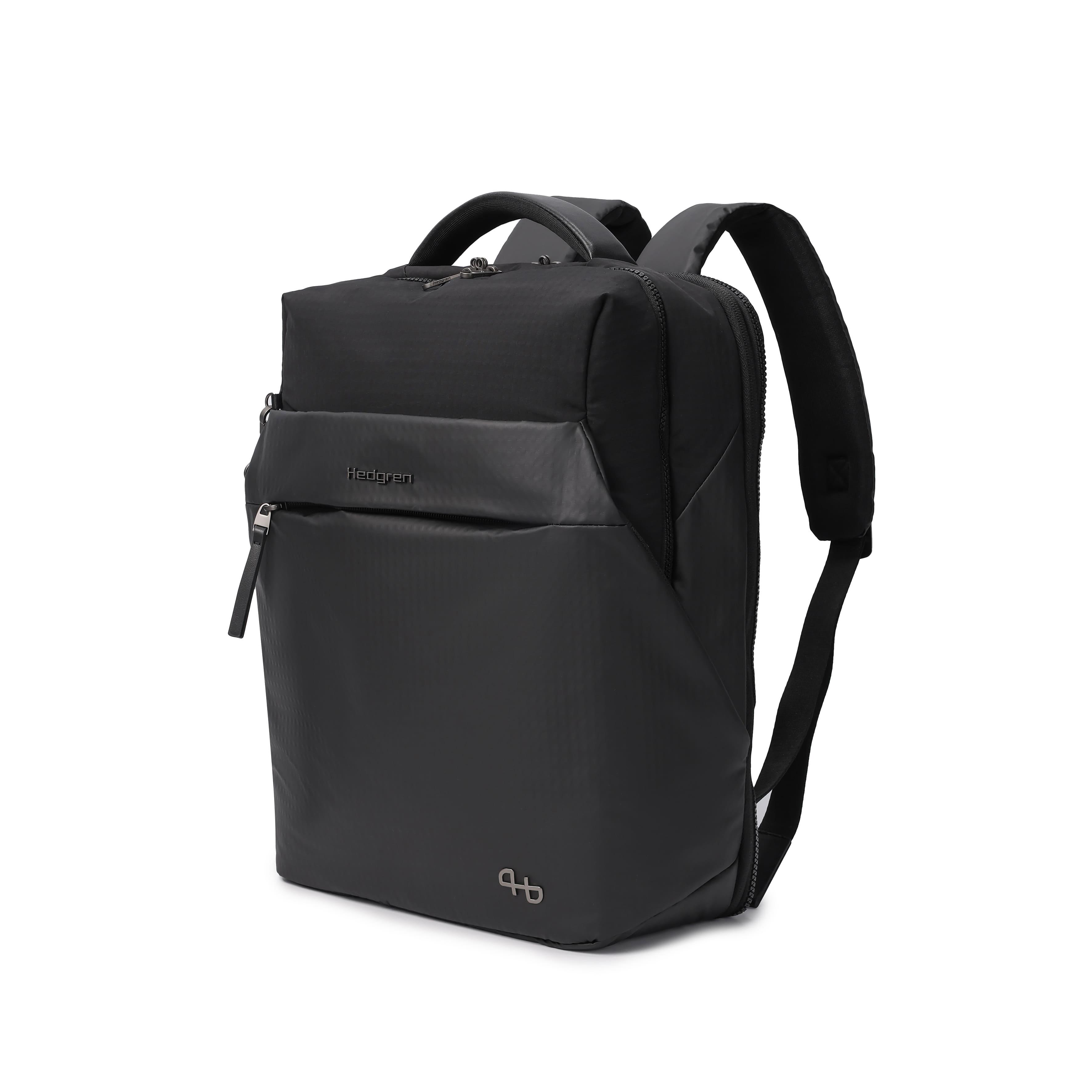 Рюкзак для подорожей Hedgren FURO HFURO03/003 з розширенням та дощовиком 40х15х39 см 15,6" Чорний (13222)