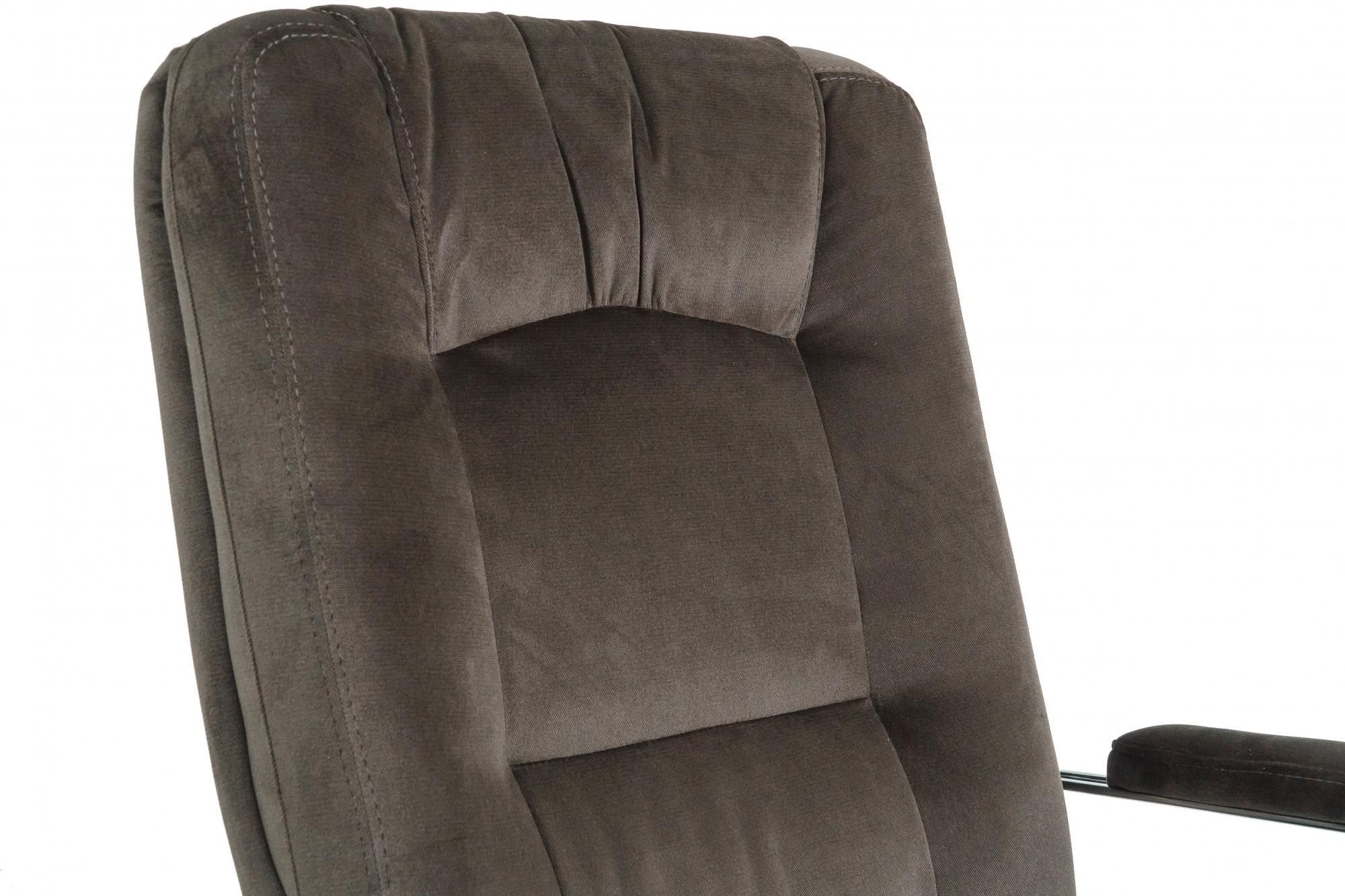 Кресло офисное компьютерное Alberto Фанкони 35 -Missoni 11 Хром М1 Tilt Коричневый - фото 5