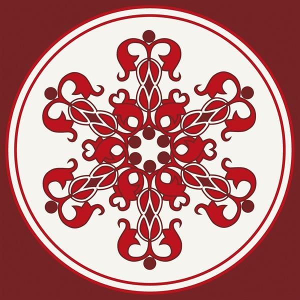 Картина по номерам ART CRAFT Круглый орнамент 30х30 см (13043-AC)
