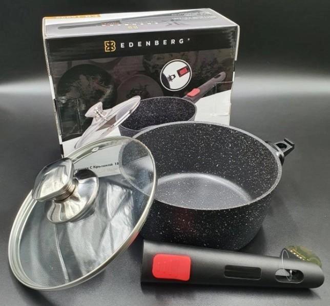 Ківш Edenberg із мармуровим покриттям 1,8 л 18 см (EB-16999) - фото 2 Ківш Edenberg із мармуровим покриттям 1,8 л 18 см (EB-16999) - фото 2