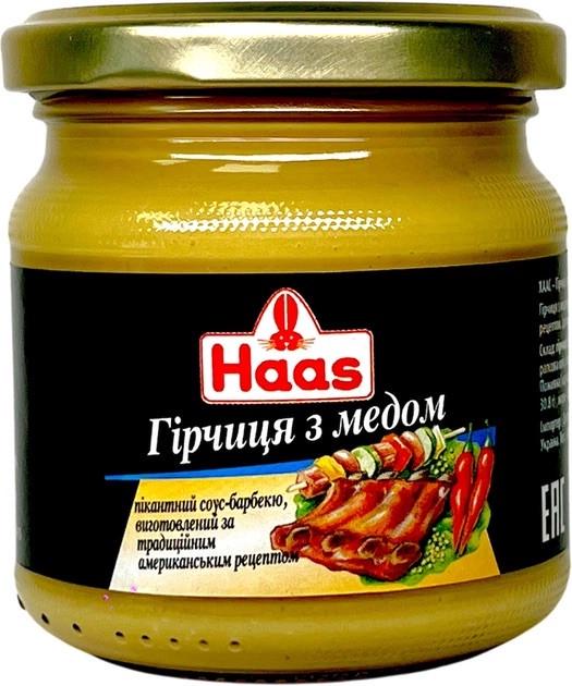 Горчица Haas с медом 215 г