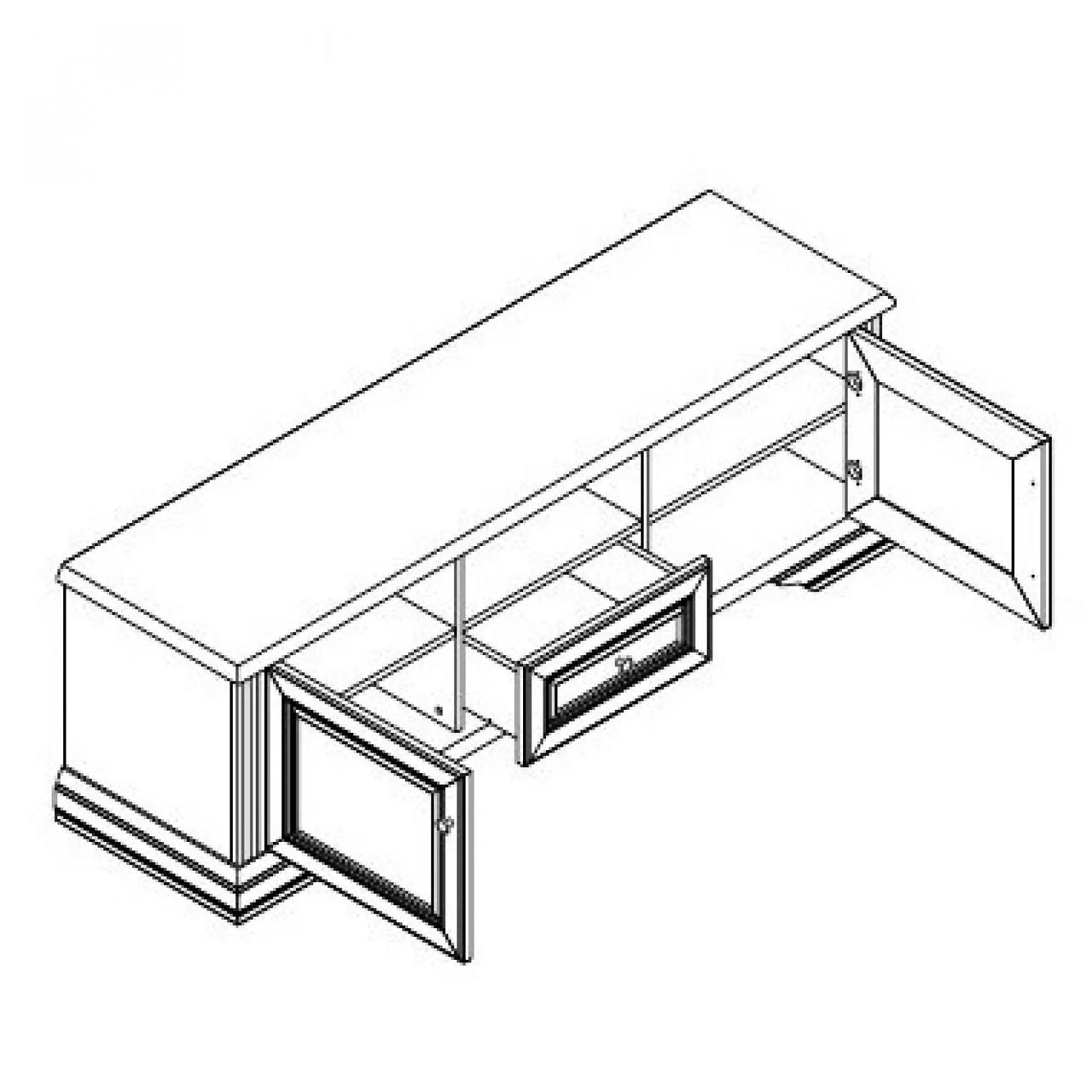 Тумба под телевизор Гербор Уайт RTV160 Ясень снежный/Сосная серебряная (GRB-1388) - фото 3 Тумба под телевизор Гербор Уайт RTV160 Ясень снежный/Сосная серебряная (GRB-1388) - фото 3
