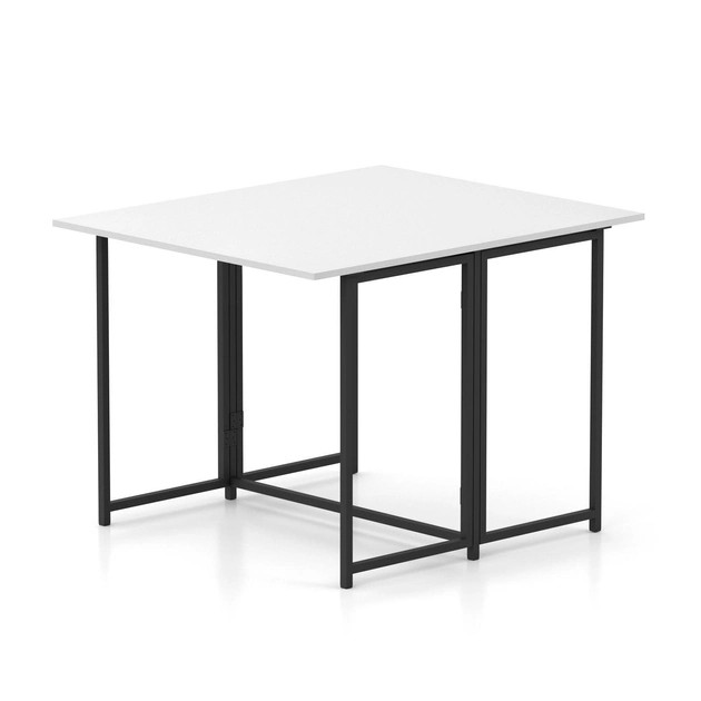 Обідній стіл трансформер Knap Knap книжка Білий (S201011001) - фото 3 Обідній стіл трансформер Knap Knap книжка Білий (S201011001) - фото 3