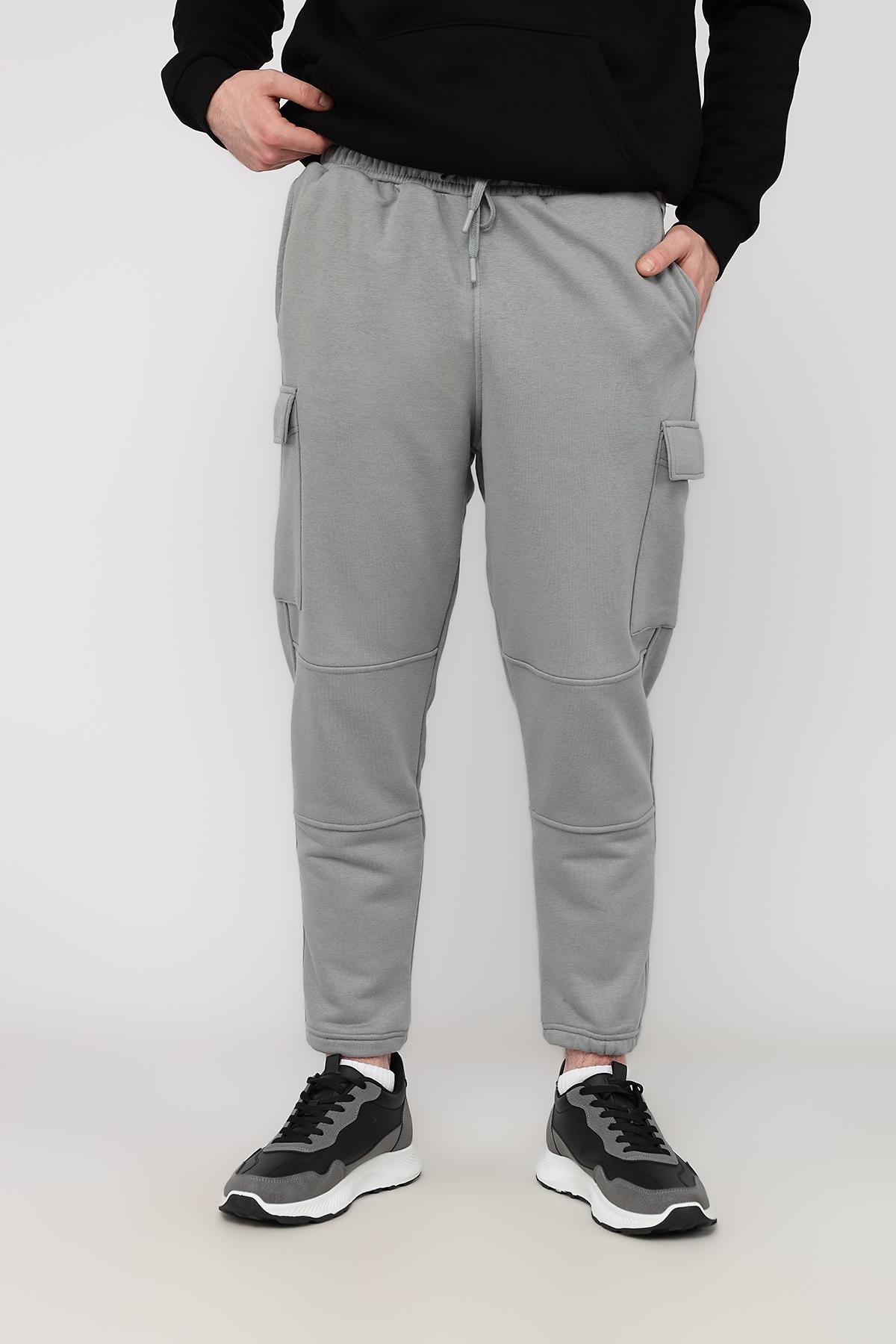 Брюки спортивные мужские ЦБ-00286346 р. 50 Серый (SKT001090197) Брюки спортивные мужские ЦБ-00286346 р. 50 Серый (SKT001090197)