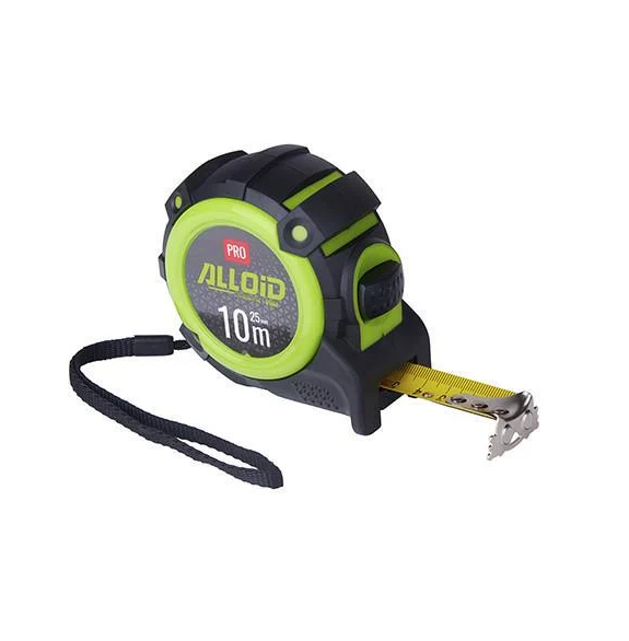 Рулетка Alloid Pro с автостопом 10 м/25 мм (MT-741025)