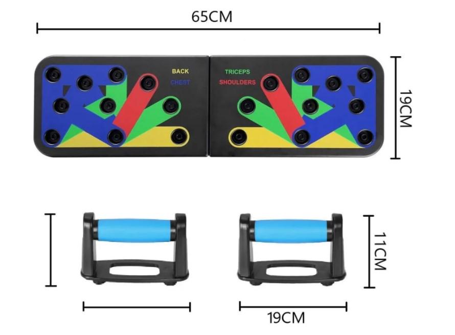 Дошка для віджимань Push Up Rack Board з упорами різним хватом - фото 2