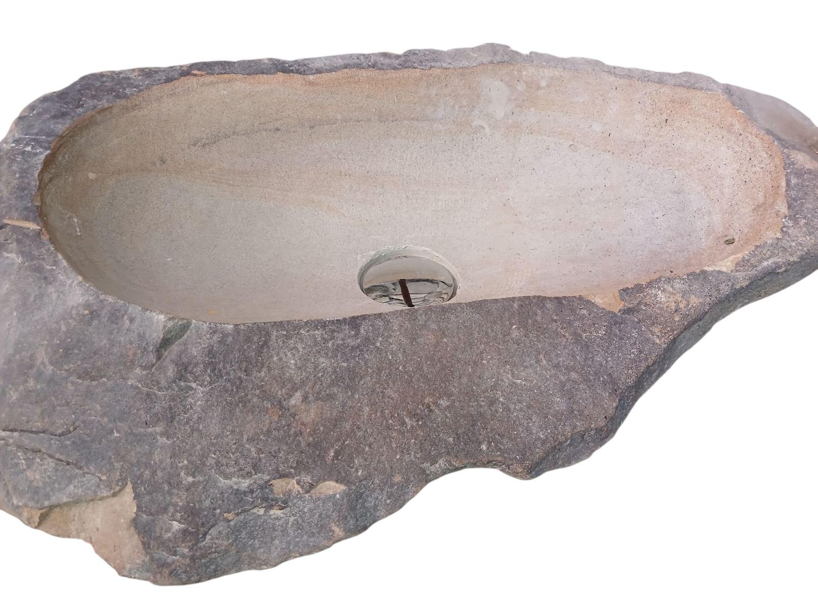 Раковина з рідкісного натурального каменю 64х33х14 см - фото 2 Раковина з рідкісного натурального каменю 64х33х14 см - фото 2