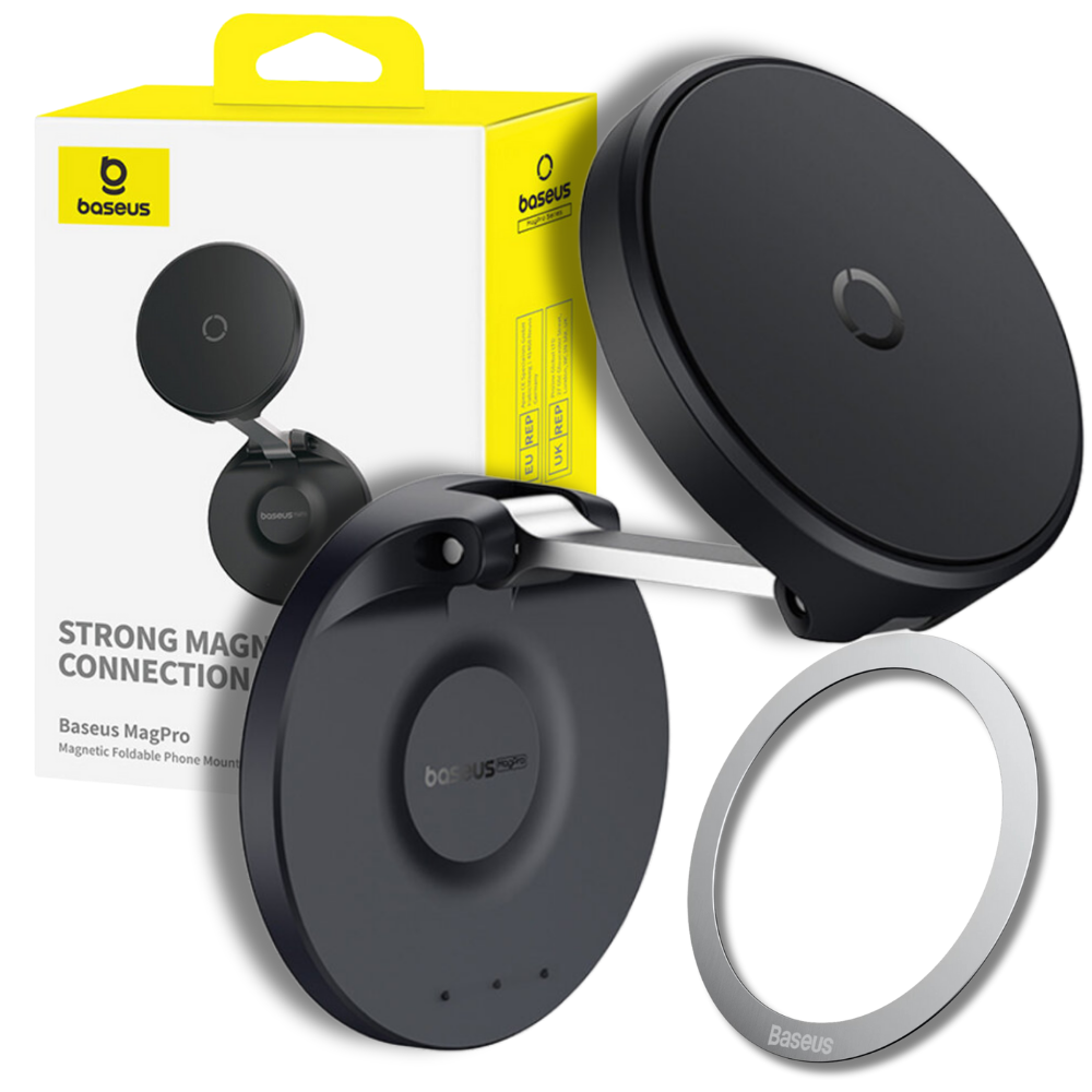 Тримач для телефону BASEUS MagSafe Універсальний магнітний Чорний (B10564101121-00)