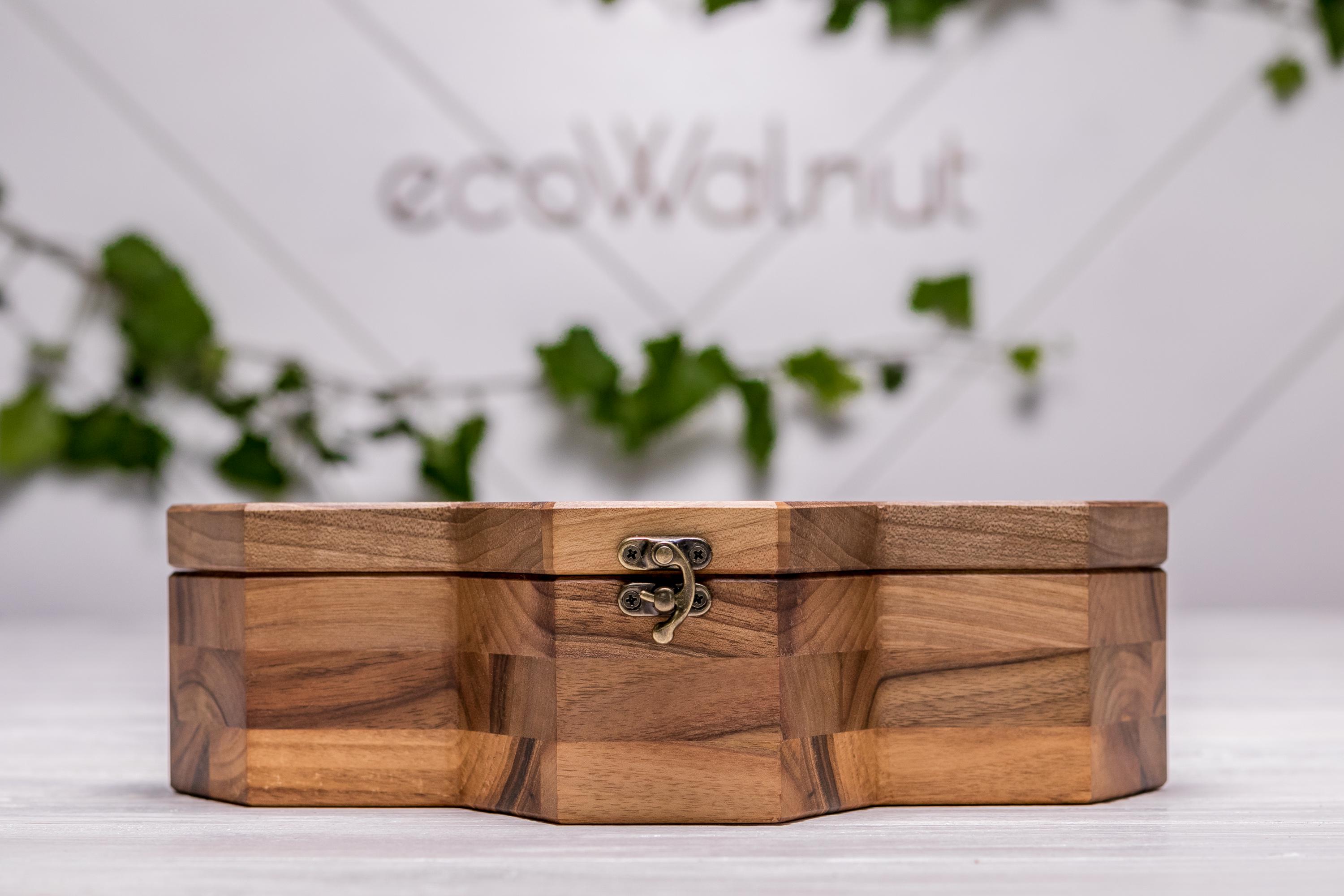 Скринька з дерева EcoWalnut для годинників з гравіюванням (EB-16.3.1) - фото 8