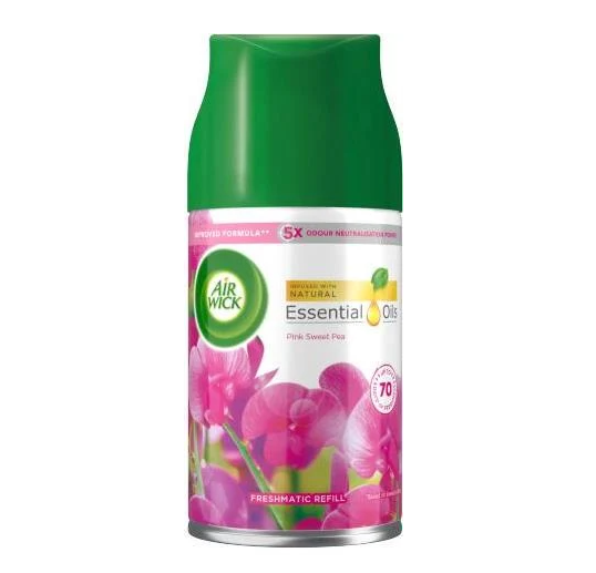 Сменный баллон для освежителя воздуха Air Wick Pink Sweet Pea 250 мл (17935)