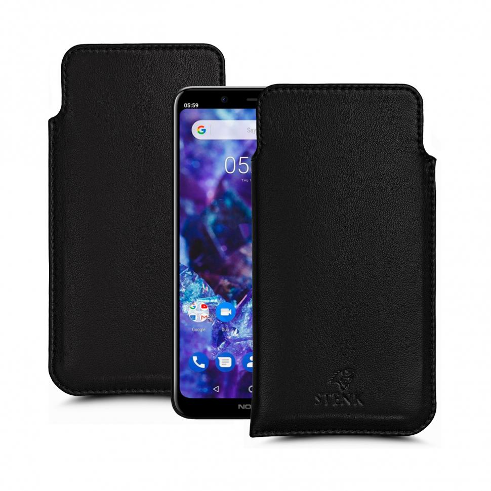 Футляр Stenk Elegance для Nokia 5.1 Plus Черный (63268)