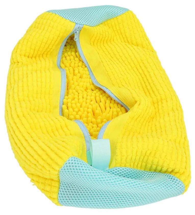 Мешок-сумка для стирки белья и обуви BauTech универсальный 39x19 см Желтый (2104618713) Мешок-сумка для стирки белья и обуви BauTech универсальный 39x19 см Желтый (2104618713)