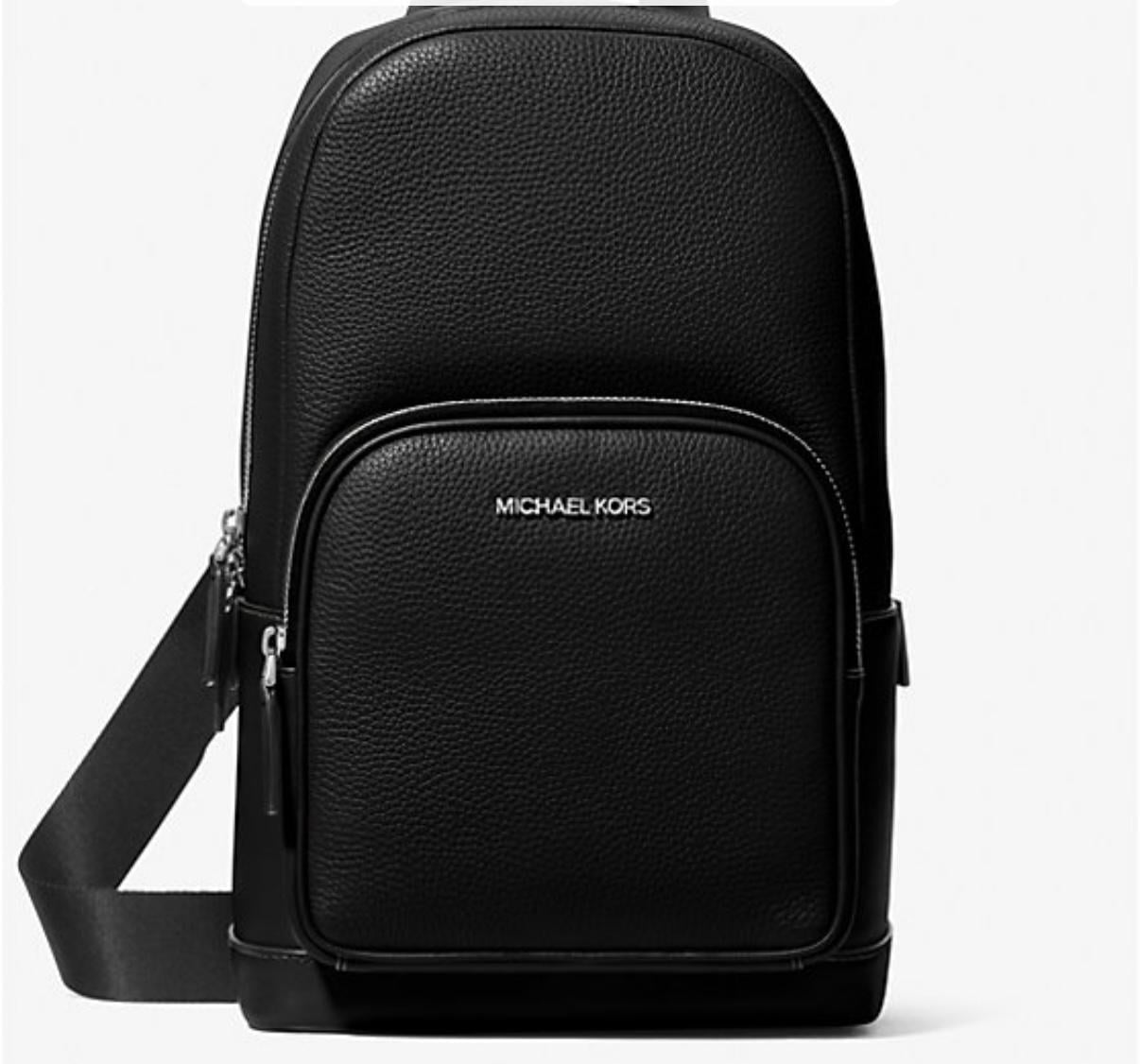 Сумка мужская Michael Kors Cooper Pebbled Leather Sling Pack