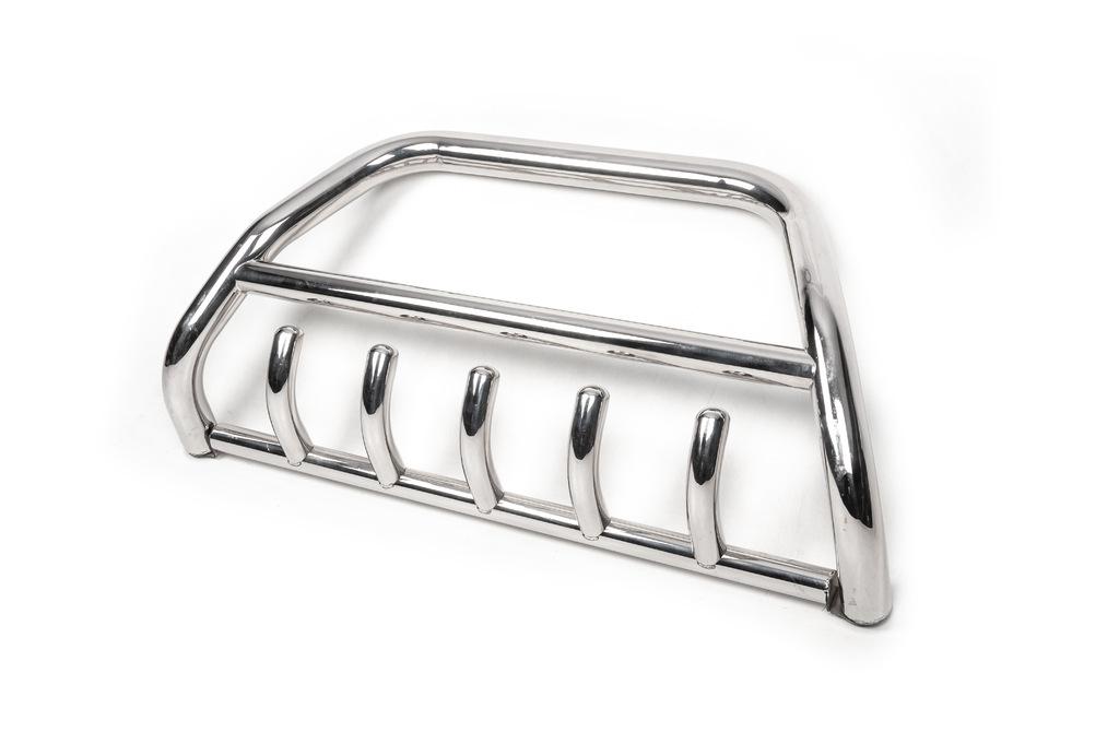 Кенгурятник низкий WT003 CAN для Toyota Land Cruiser Prado 120 нержавеющая сталь Хром
