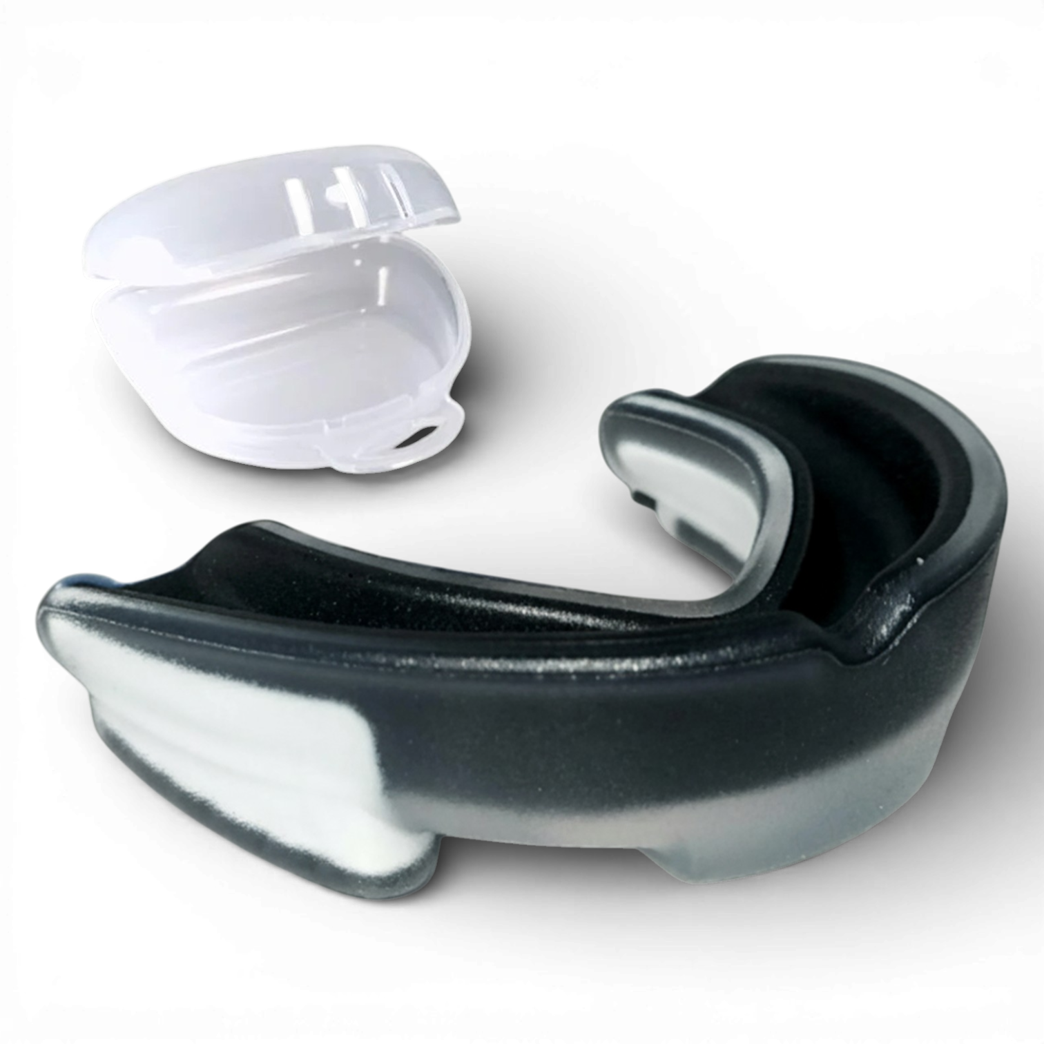 Капа для взрослых Черный/Белый (1_1_L_1C)