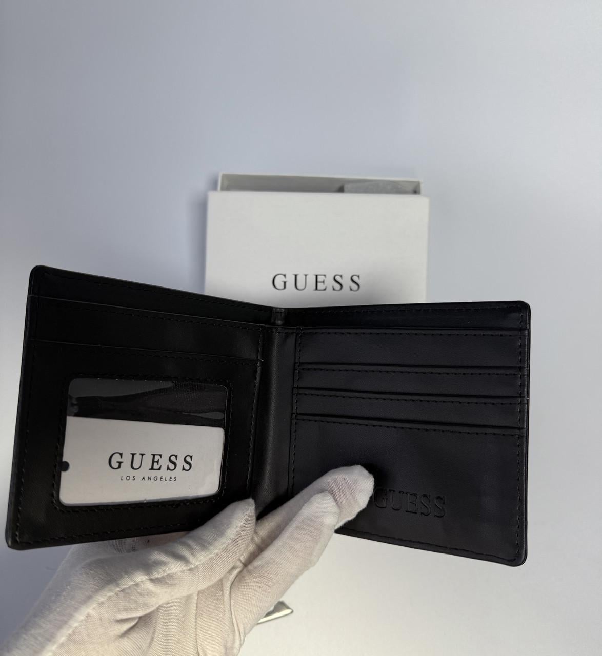 Кошелек мужской Guess Черный - фото 5