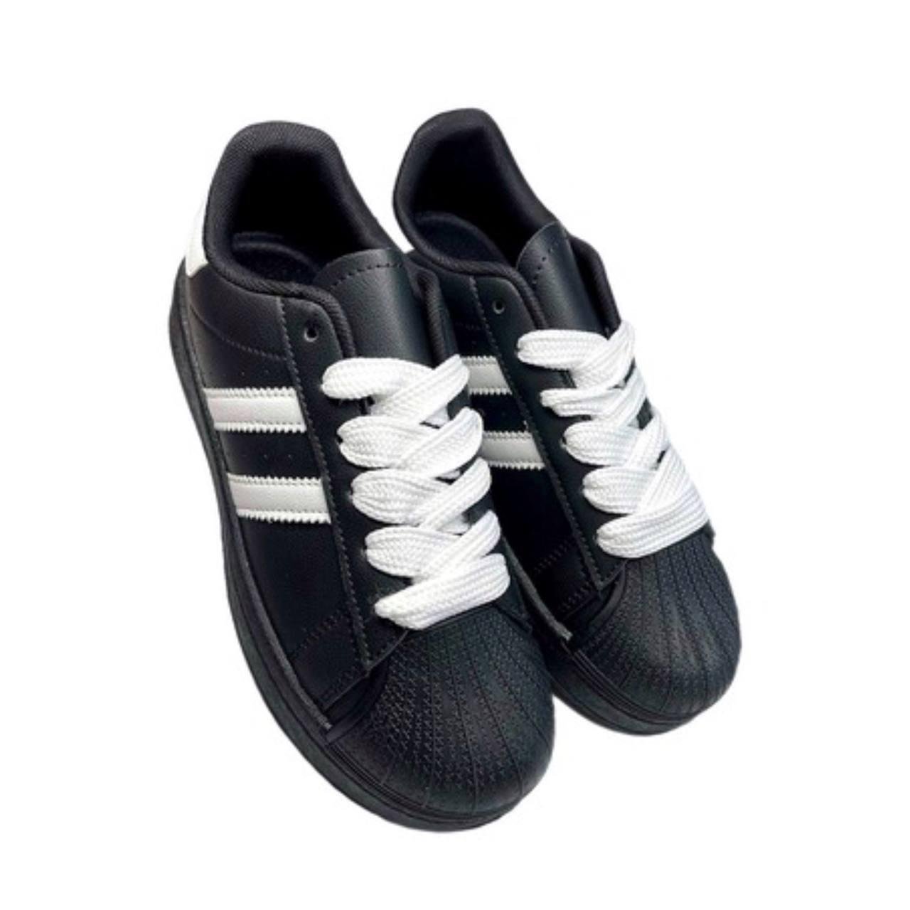 Кросівки Stilli шкіряні з двома смужками p. 36 Чорний (100-1/36)