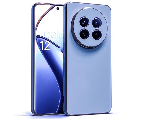 Чехол накладка Silicone Adds 6D для Realme 12 5G / 12X Синий Чехол накладка Silicone Adds 6D для Realme 12 5G / 12X Синий