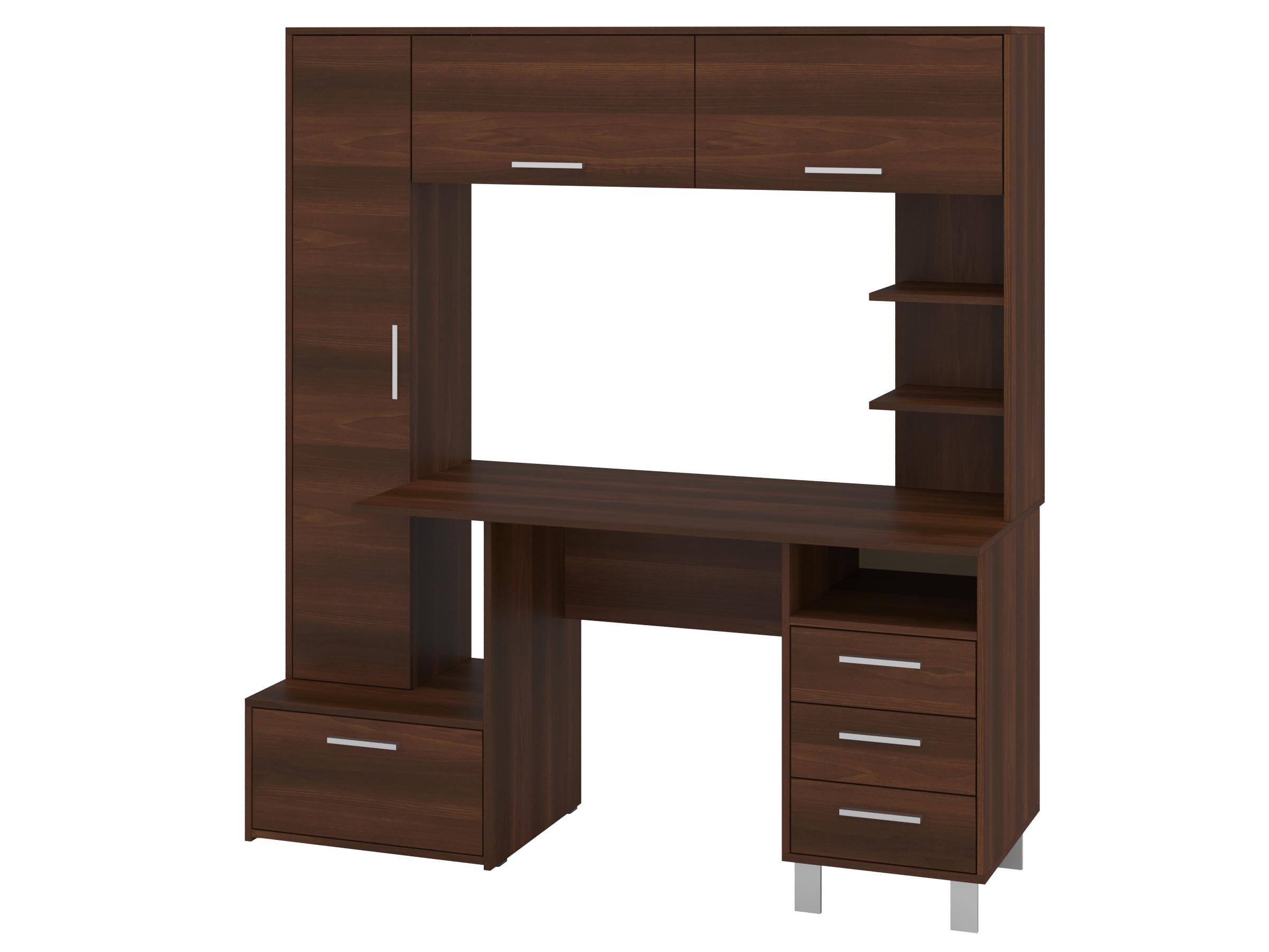 Письменный стол PEHOTIN Драйв 160х60х75/172,5 см Орех (PN-101330)