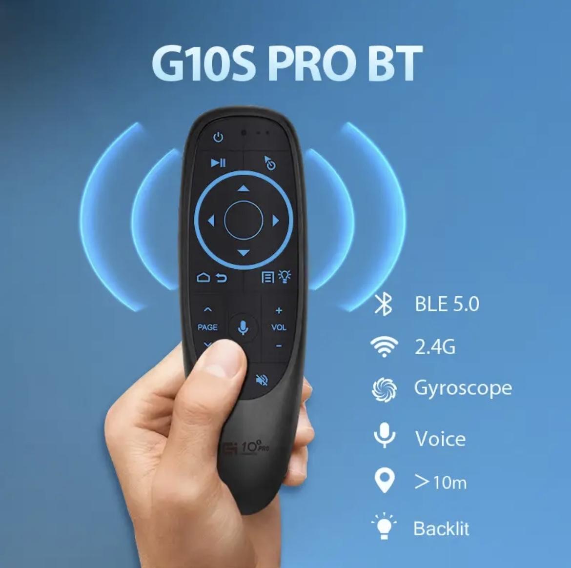 Аэропульт G10S Pro Air mouse Bluetooth гироскоп и микрофон - фото 2