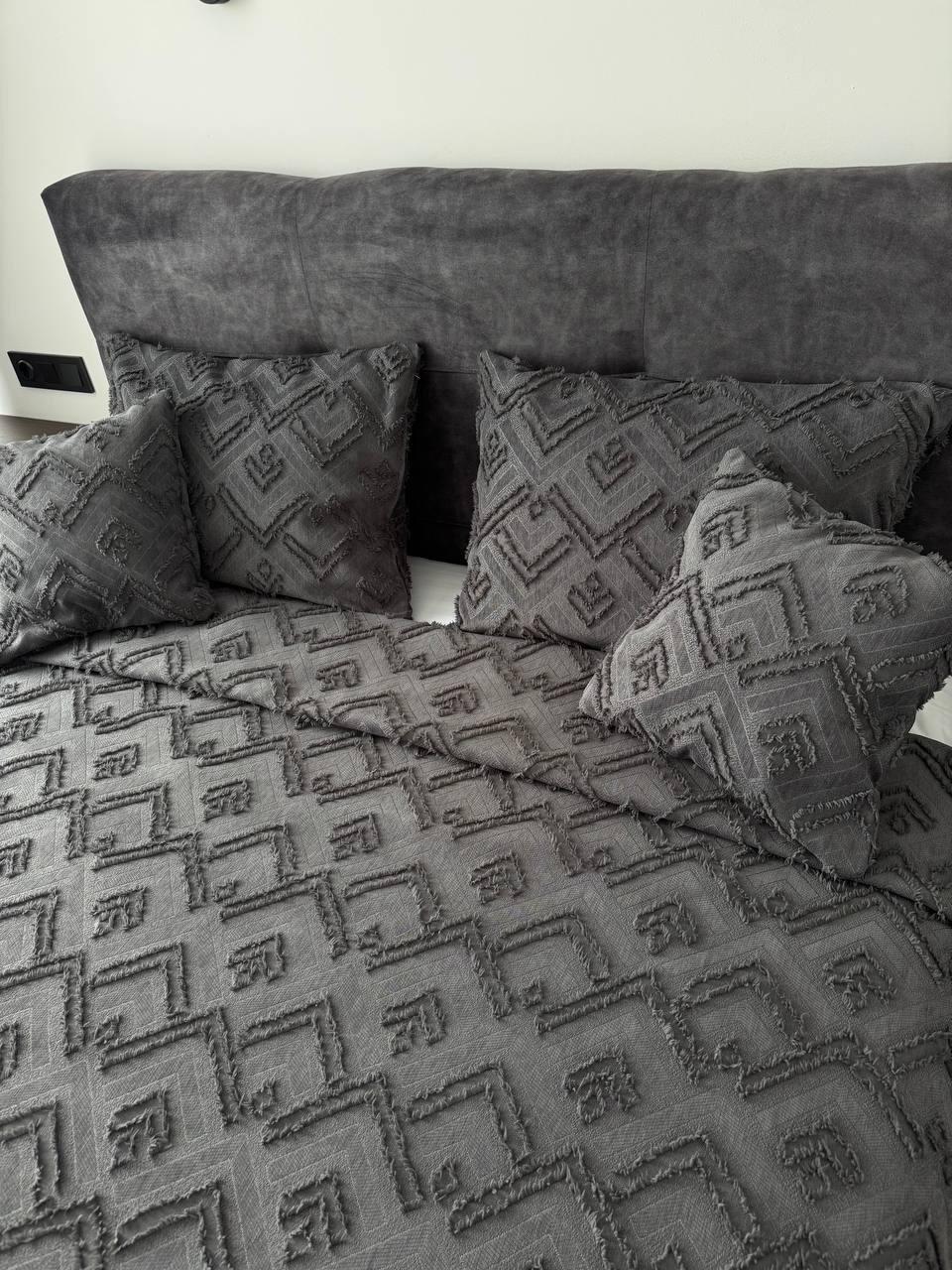 Покривало Бйорк 240x250 см Графітовий (23743-10-240x250cm) - фото 10