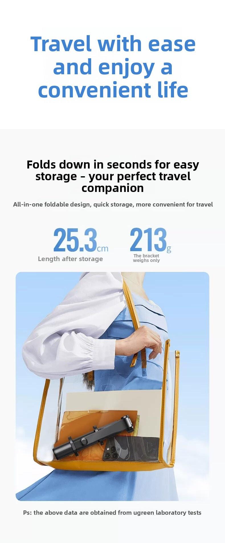 Селфі-палиця Ugreen 1. телескопічна алюмінієва 2 м Чорний (55487) - фото 13 Селфі-палиця Ugreen 1. телескопічна алюмінієва 2 м Чорний (55487) - фото 13