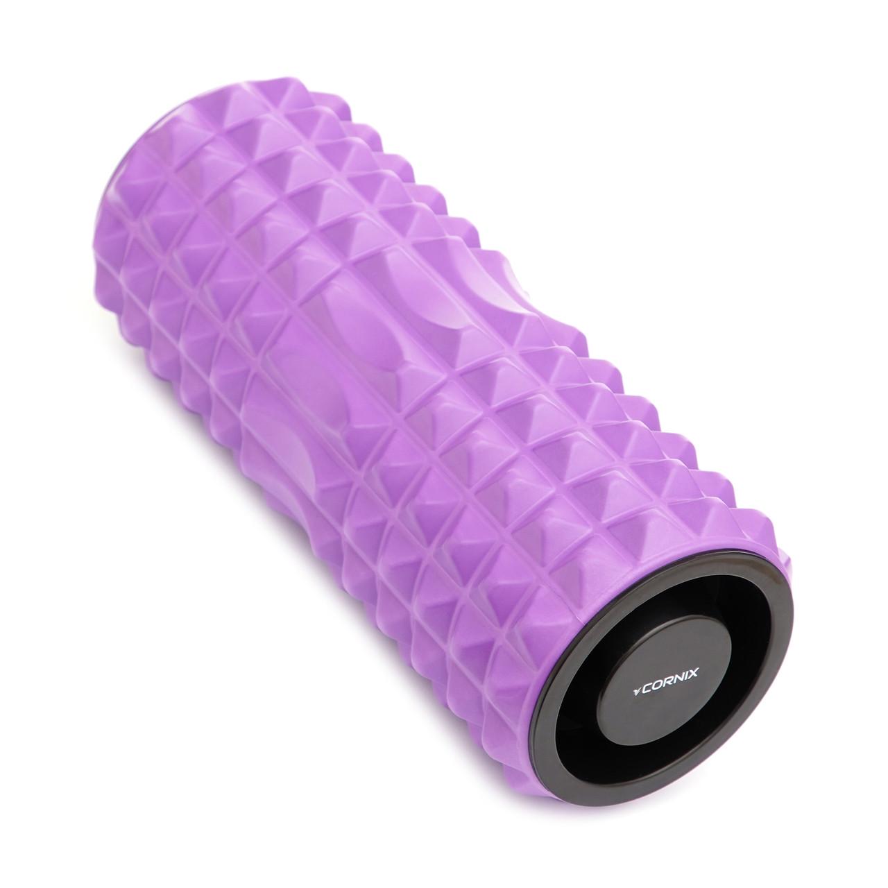 Масажний ролик Cornix EVA 33x14 см XR-0338 Violet (2375572283) - фото 2