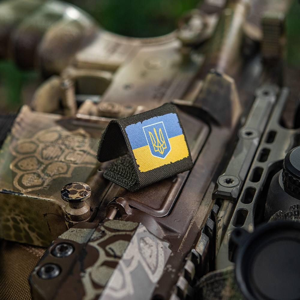 Флаг Украины с гербом M-Tac Molle Patch Ranger green - фото 11