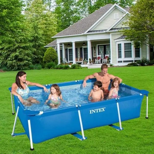 Бассейн каркасный Intex 28271 прямоугольный 2282 л 260х160х65 см - фото 2