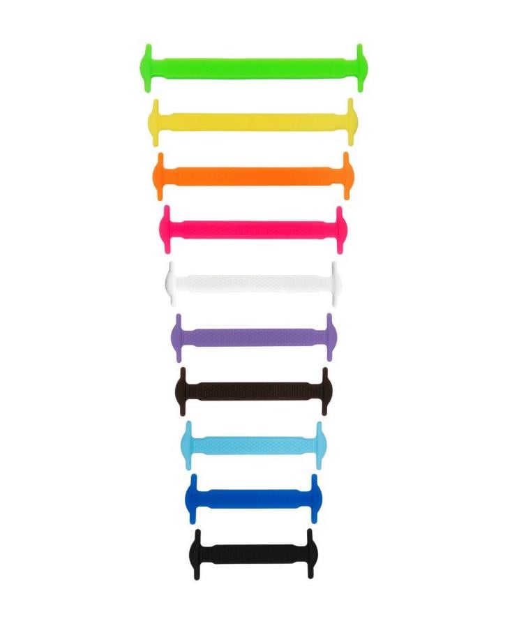 Шнурки силиконовые Coolnice в тубе универсальные 20 шт Разноцветный (5629)