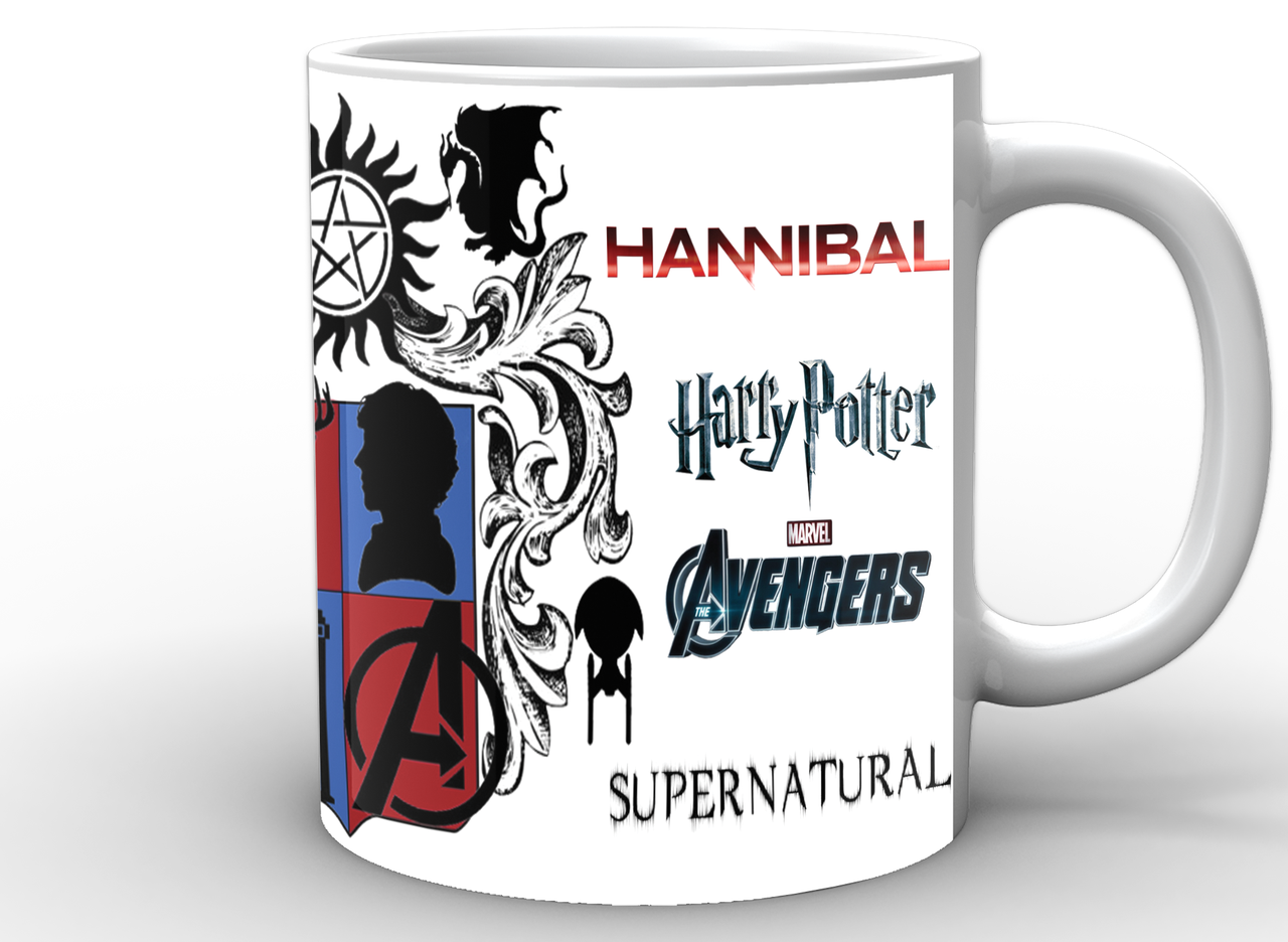 Чашка GeekLand Ганнибал Мультифандом 330 мл Белый (HN.02.022)