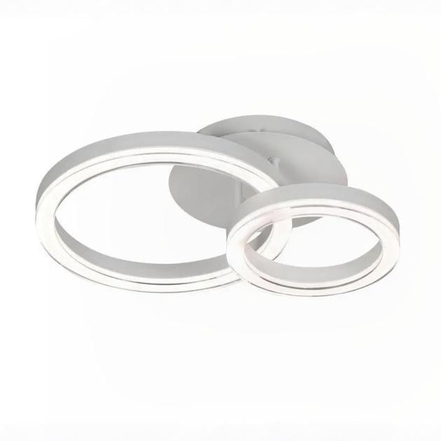 LED-люстра стельова Valeso з пультом на два плафони 3000/6500K IP20 G 2571/2 WT 60W Білий (28688360)