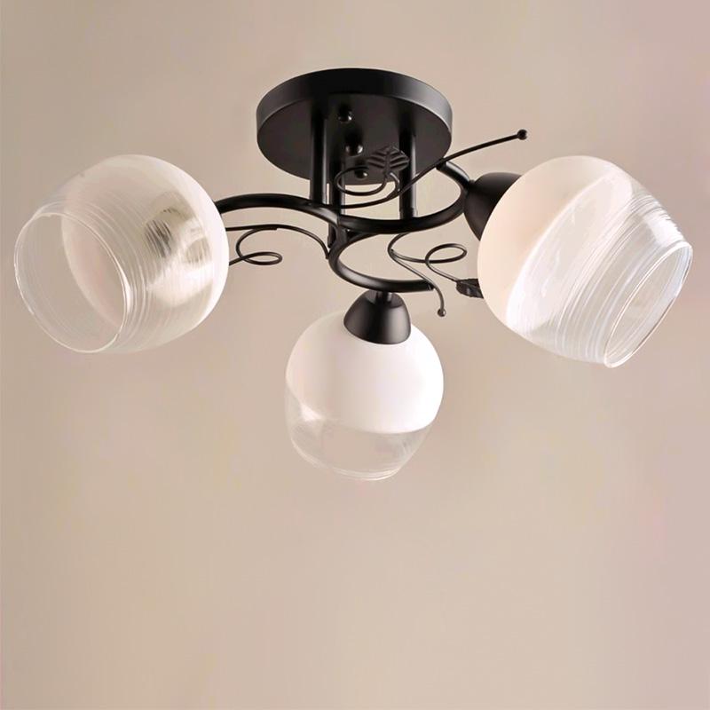 Люстра стельова Light House SH-4636/3 BK 520х520х220 на три лампи Чорний