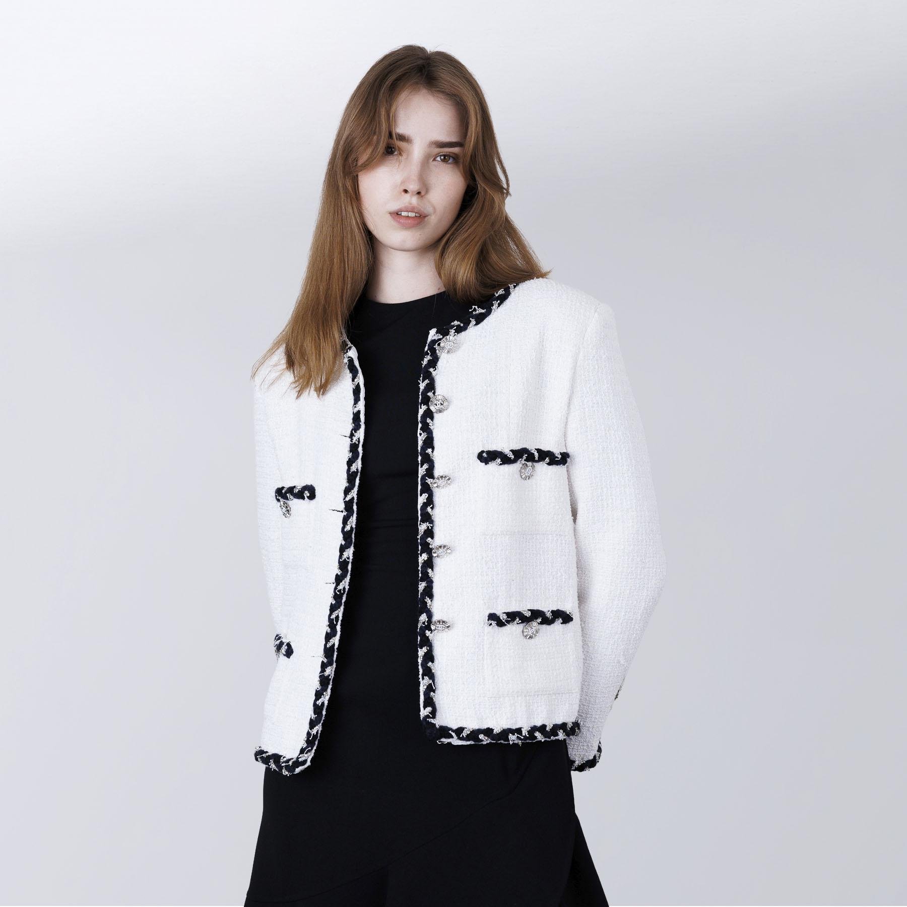 Жакет жіночий повсякденний Chanel M Білий (2797308119) Жакет жіночий повсякденний Chanel M Білий (2797308119)