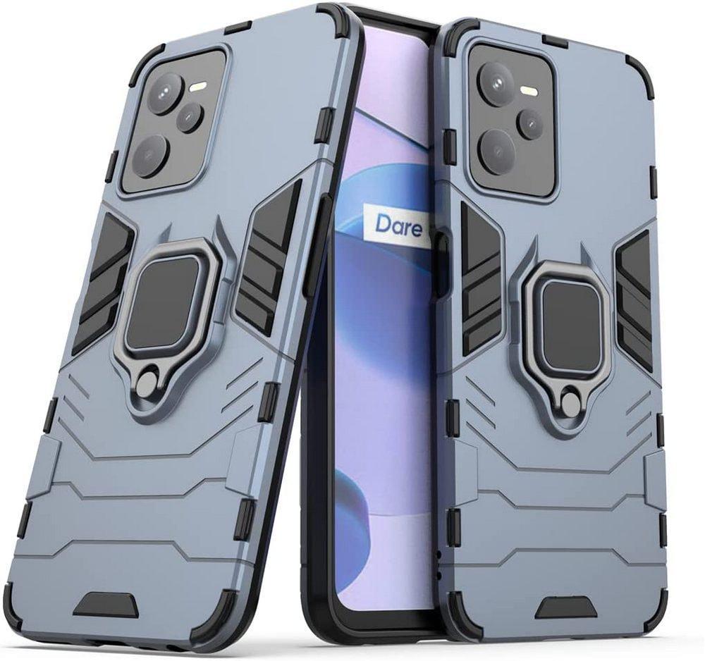Противоударный чехол Realme C35 (подставка кольцо) Graphite (29680-40)