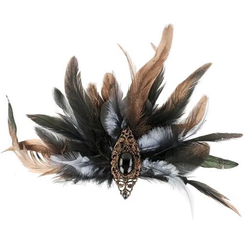 Брошь Сова Seta Decor (24-619BR-GY)